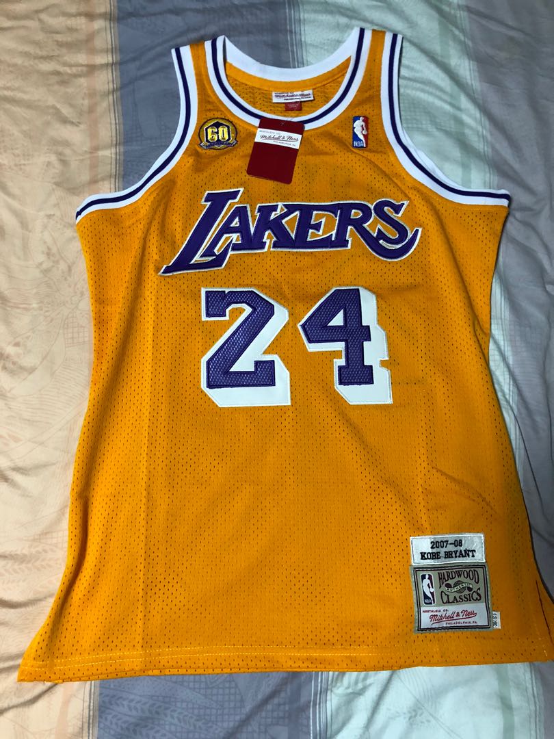 NBA Lakers Bape 24 Kobe Bryant Red Hardwood Classics Men Jersey