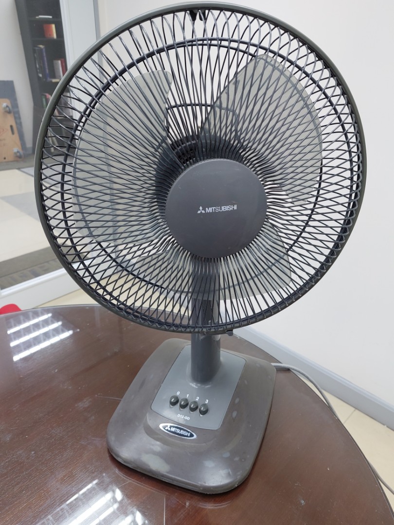 Mitsubishi Electric desk fan 三菱座枱電風扇, 家庭電器, 冷氣機及暖 
