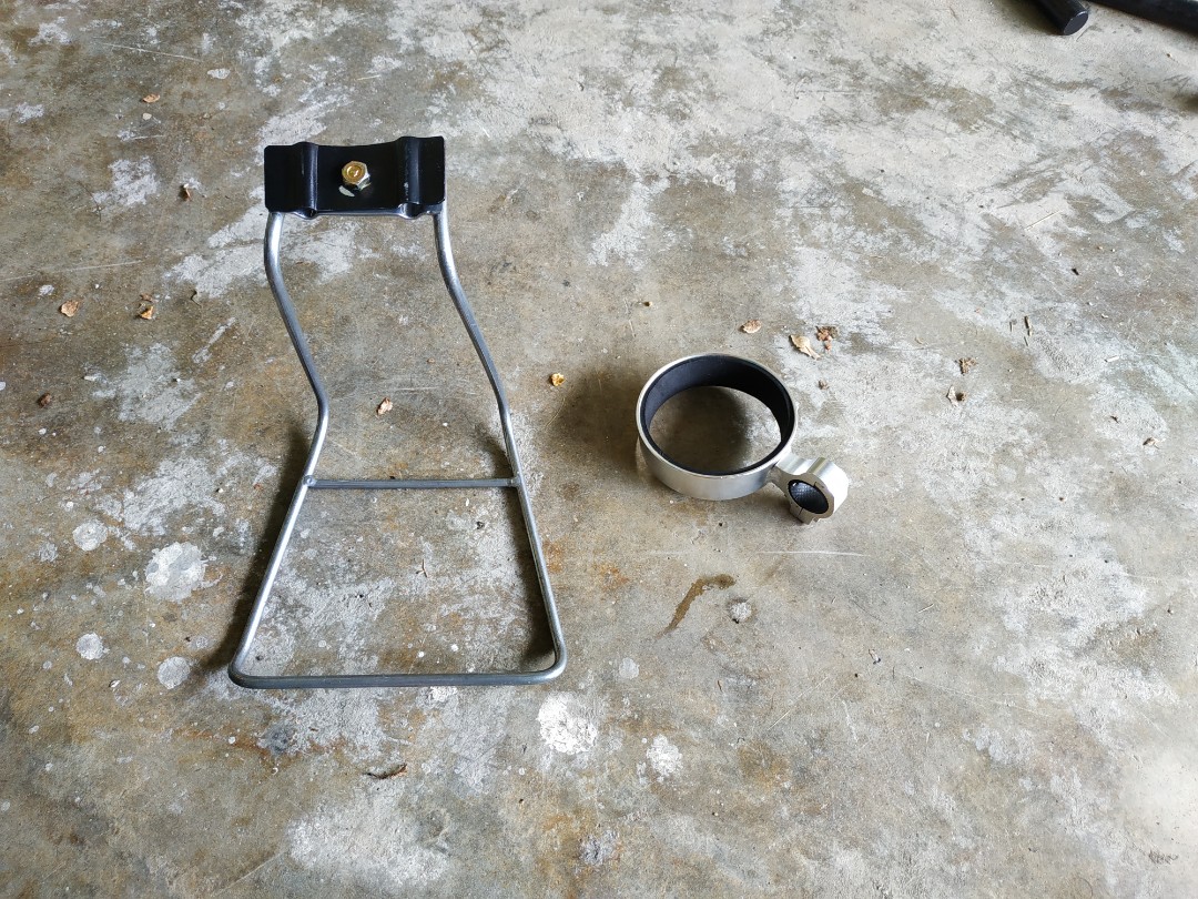 Mtb Commuter bike cup holder saddle rack, Sports Equipment, Bicycles