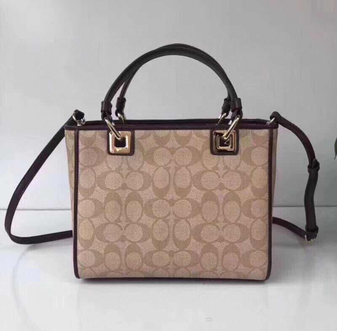 Coach small best sale square bag