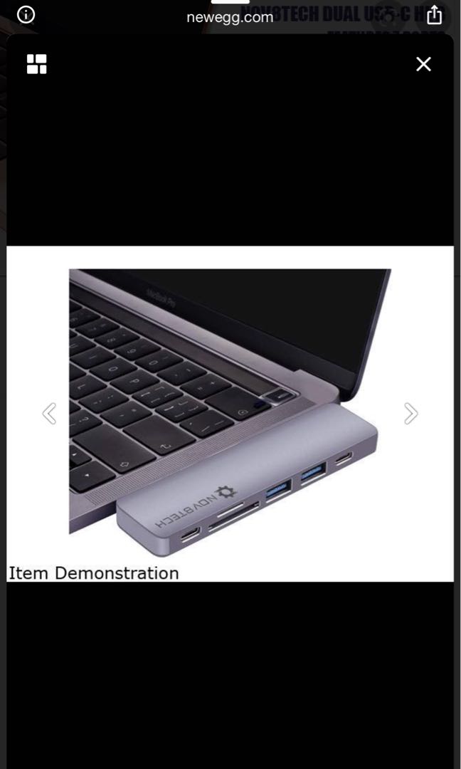 8in2 Gold USB C Hub  8 Devices Ports adapter MacBook Air & MacBook Pr -  NOV8TECH