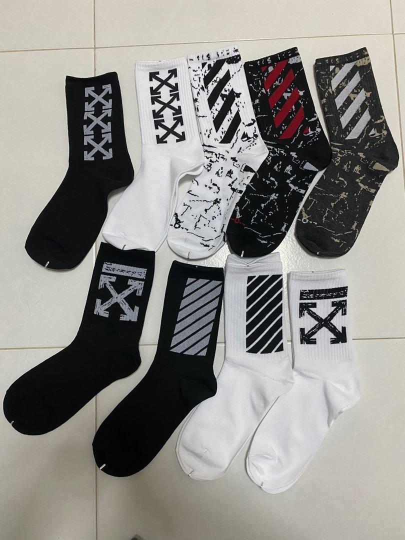 Off white hot sale socks dhgate