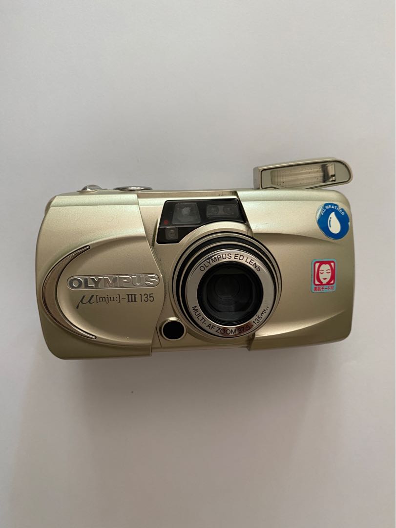 olympus iii zoom (point shoot film Photography, Cameras on Carousell