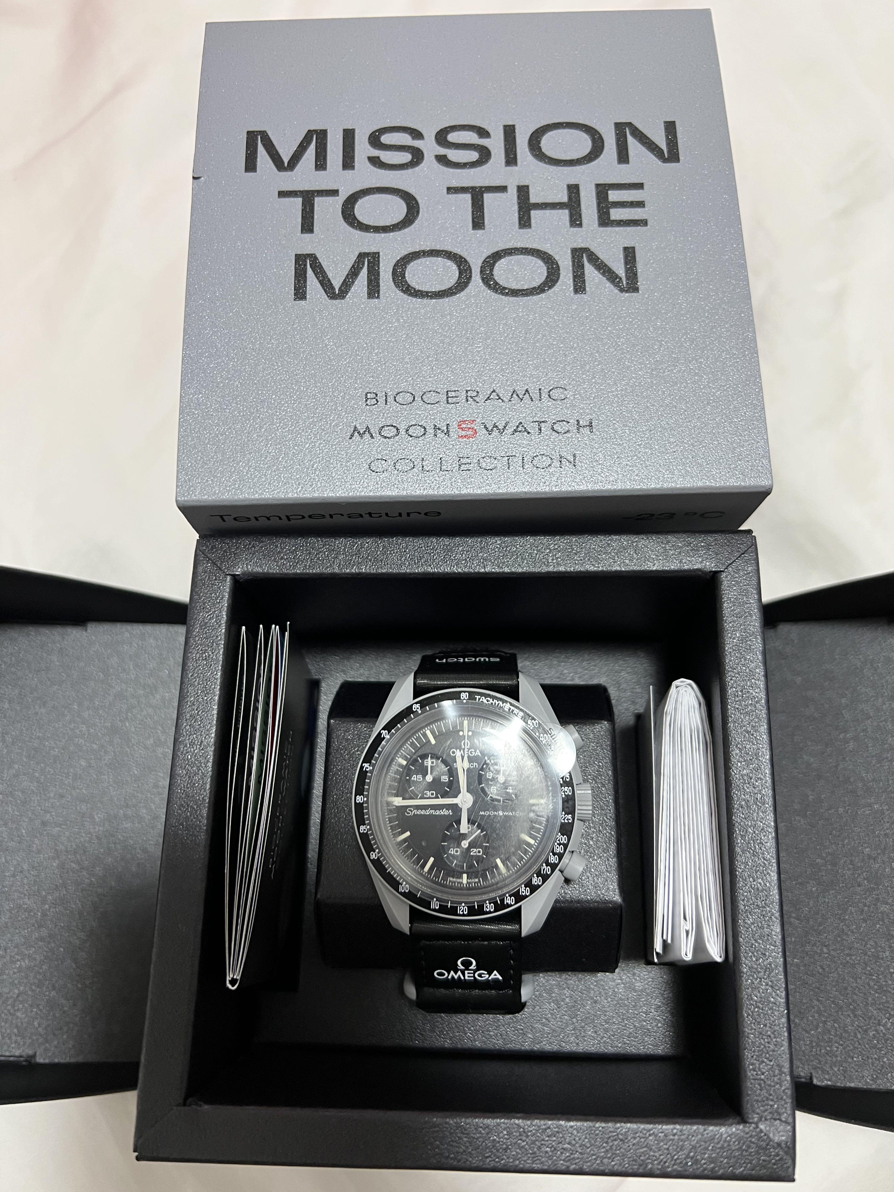 Omega swatch moon, Luxury, Watches on Carousell