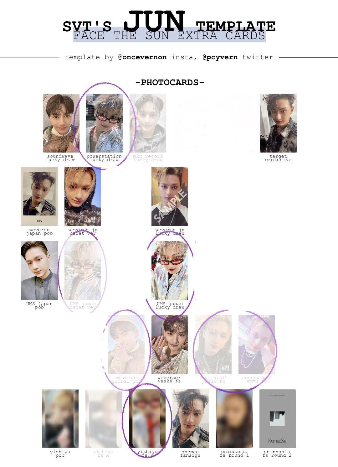 on hold) wtb lfs jun svt seventeen face the sun pc , Hobbies