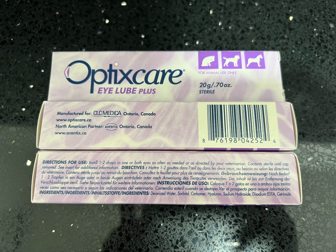 OptixCare Eye Lube Plus for Dogs, Cats, Horses 20g, Pet Supplies, Health & Grooming on Carousell