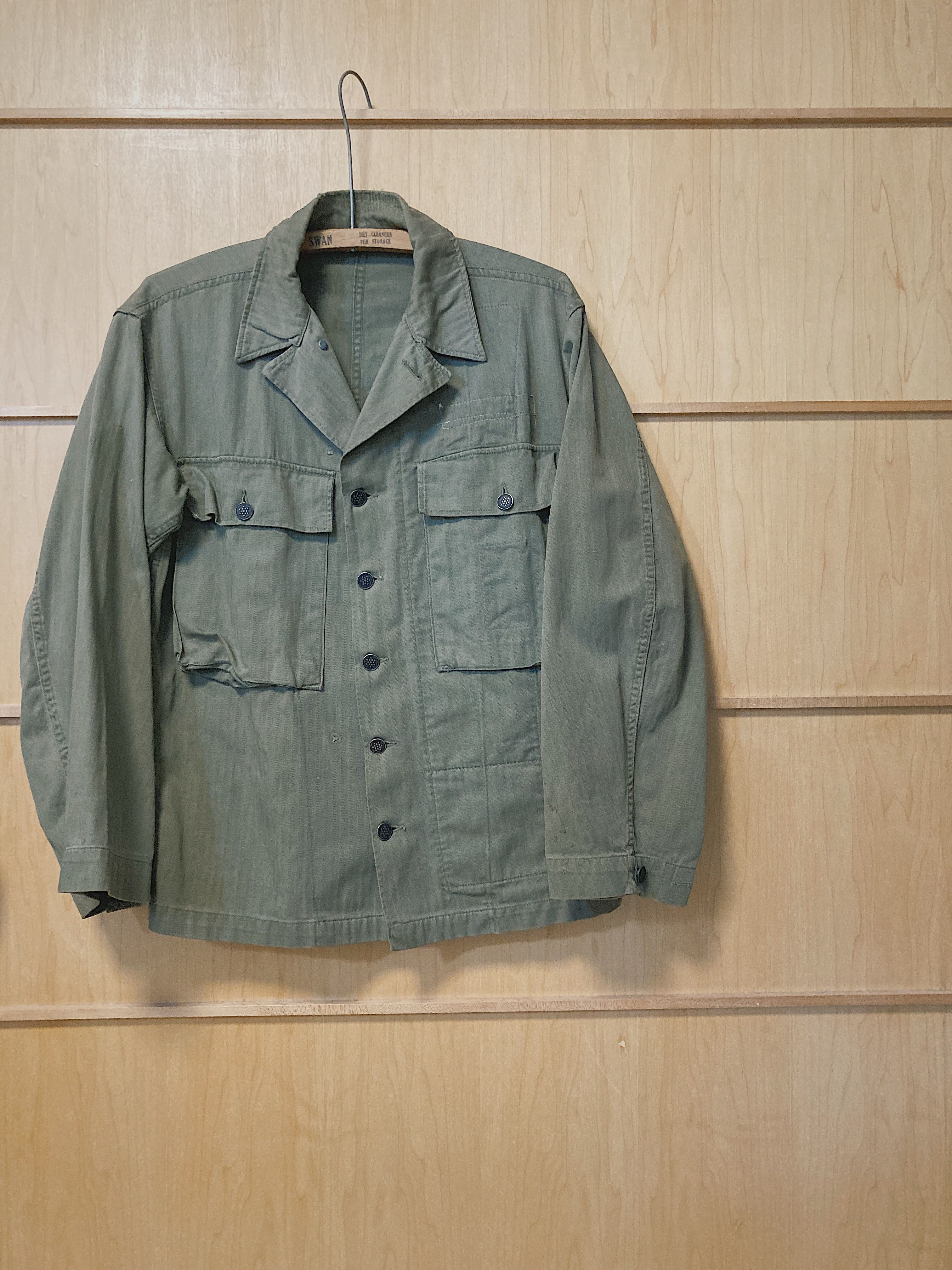 Original 美軍13星M43 US Army 13star M-43 HBT utility Jacket