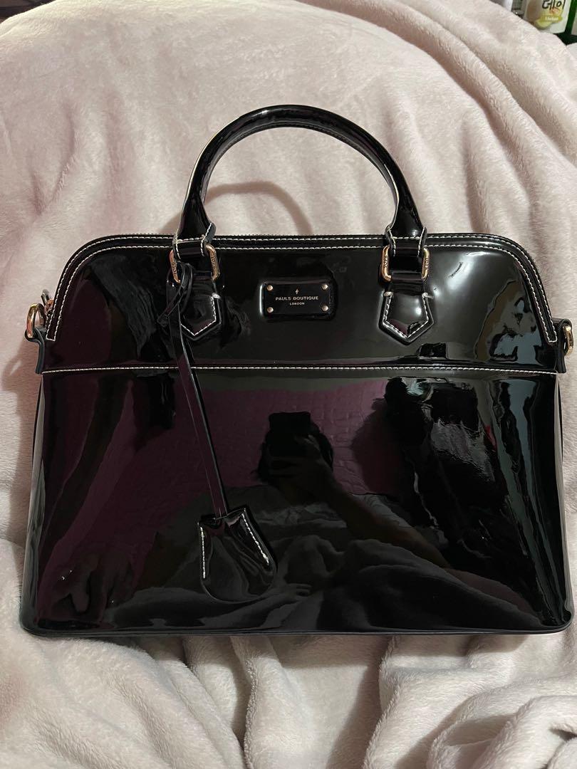 🛍Preloved Authentic Pauls Boutique London Patent leather Alma