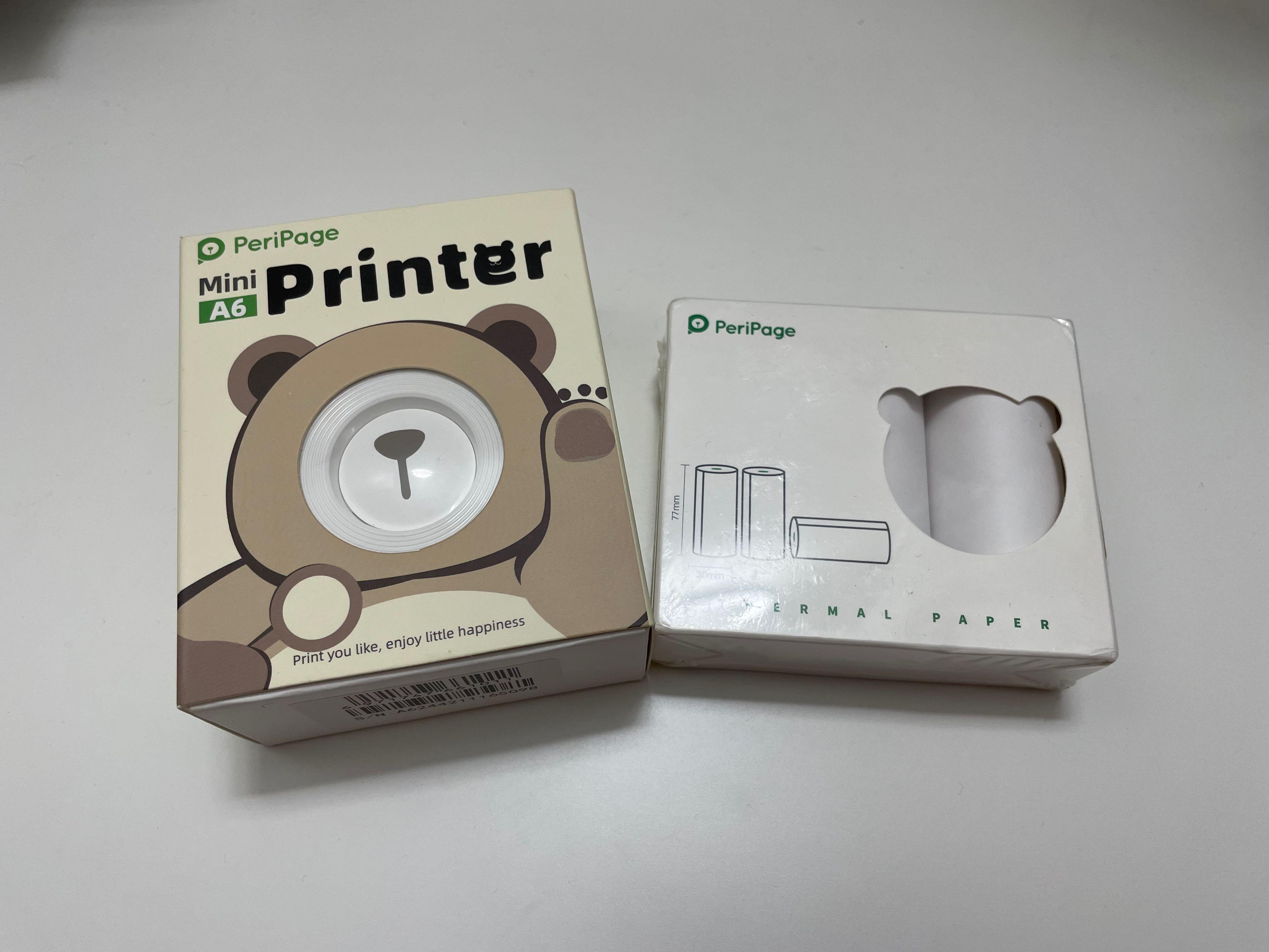 peripage mini printer, Computers & Tech, Printers, Scanners & Copiers ...