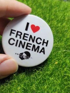 Unifrance.org I ❤ French Cinema Button Pin