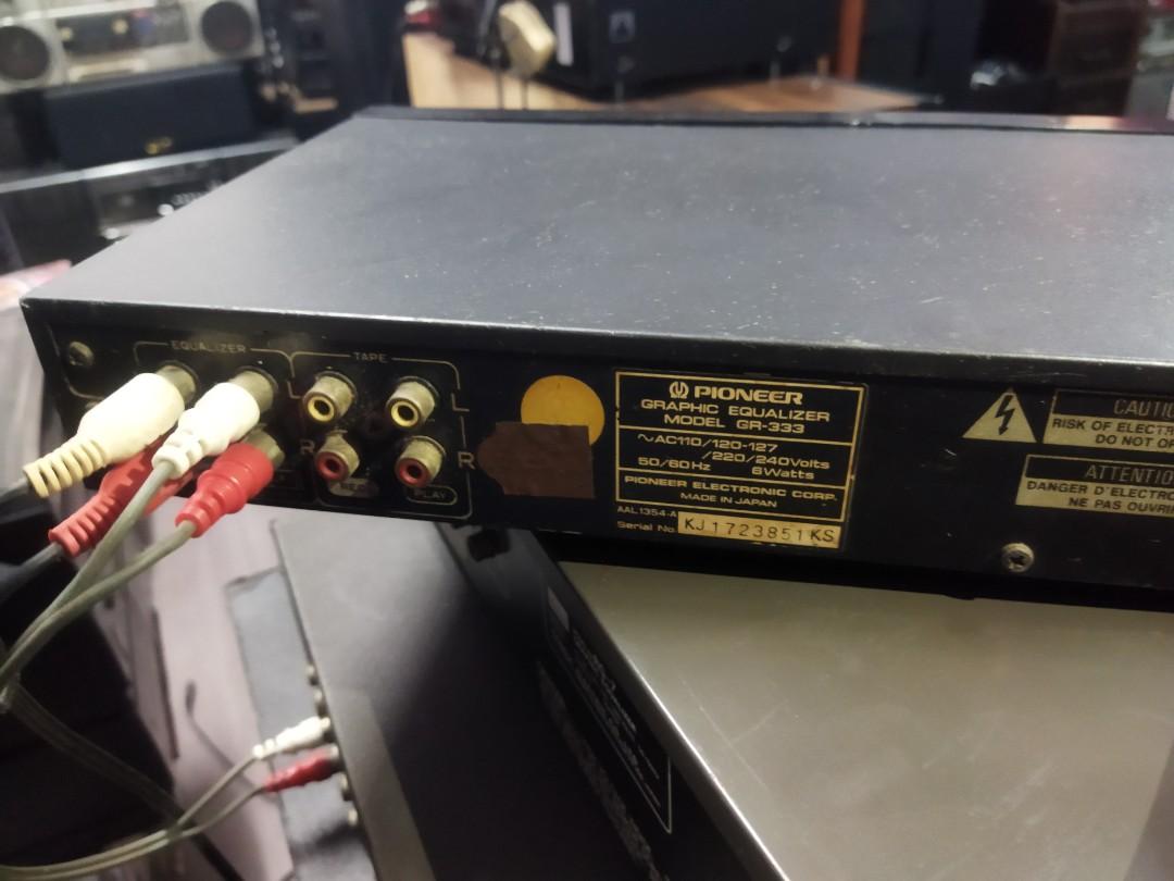 Pioneer Graphic Equalizer GR333, Audio, Other Audio Equipment on Carousell