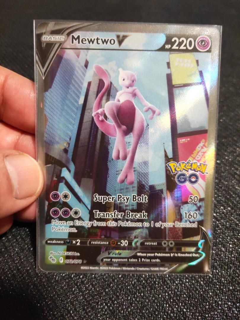 Pokemon Tcg Pokemon Cards For Sale Mewtwo V Alternate Art 072 078 Pokemon Go Hobbies Toys Toys Games On Carousell