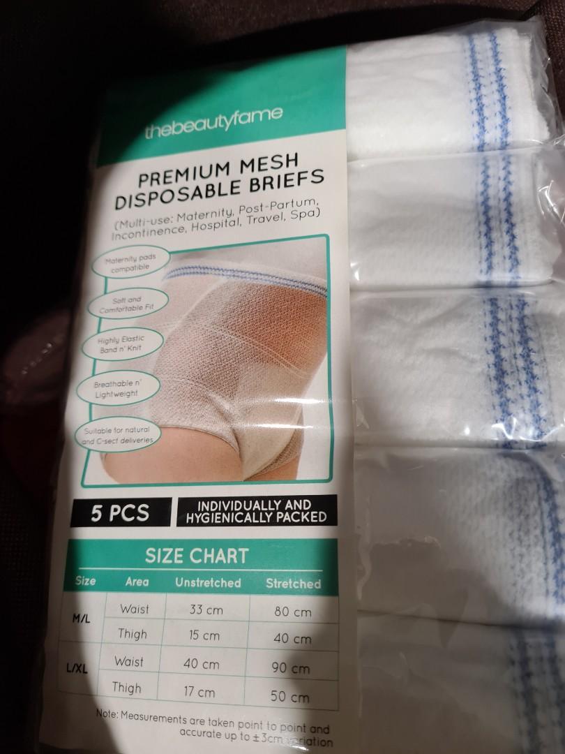 Mesh Disposable Maternity Post Partum Panty / Panties / Underwear