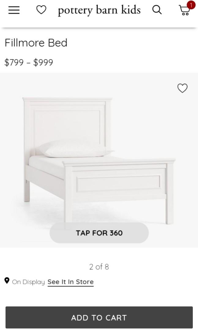 Pottery Barn Fillmore Bed Furniture Home Living Furniture Bed