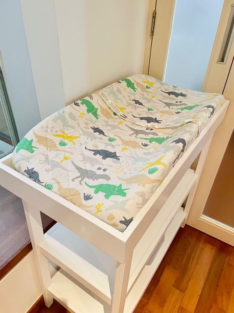 Preloved Crate and Barrel Changing Table, Babies & Kids, Baby Nursery