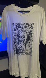 GRIMES PRINTED GRAPHIC T-SHIRT 
