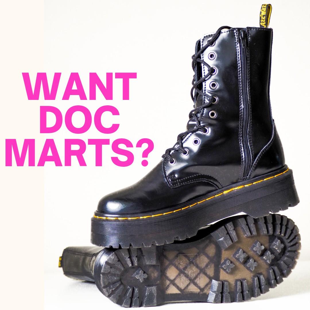 REAL Leather Dr Martens Jadon Hi Boots (For Guys/Girls, Men/Women) (High  Cut Tall Weather Shoes), Men's Fashion, Footwear, Boots on Carousell