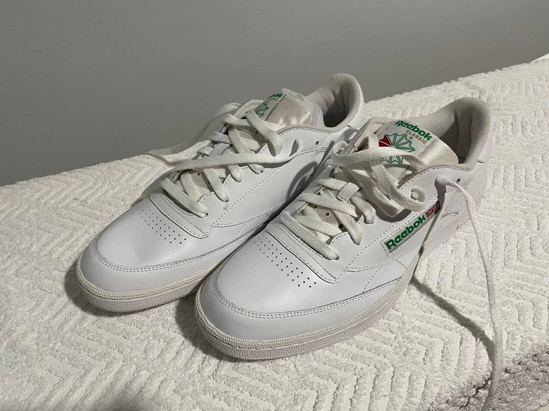 Reebok classic club c 85 white green sale