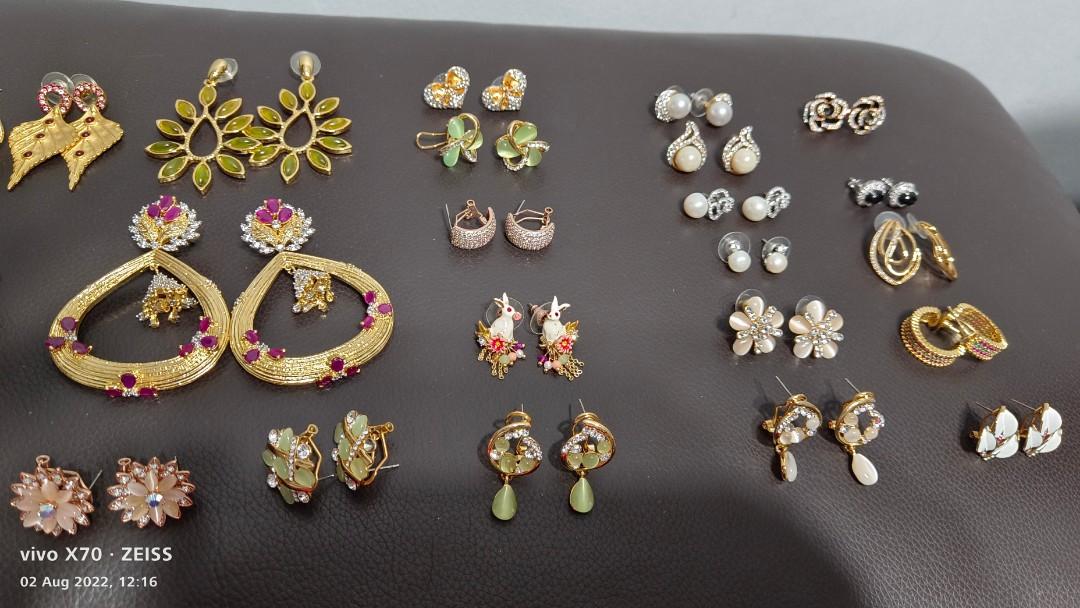Special sale Hurry up Rich Designer earrings 36pairs collection some sets brand new and some very