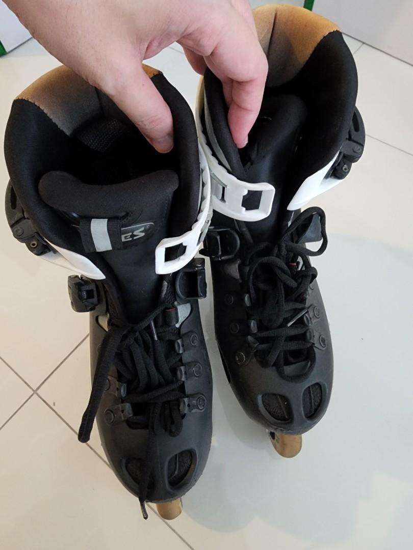 Roces ASP 100 black/white roller blades, Sports Equipment, Sports
