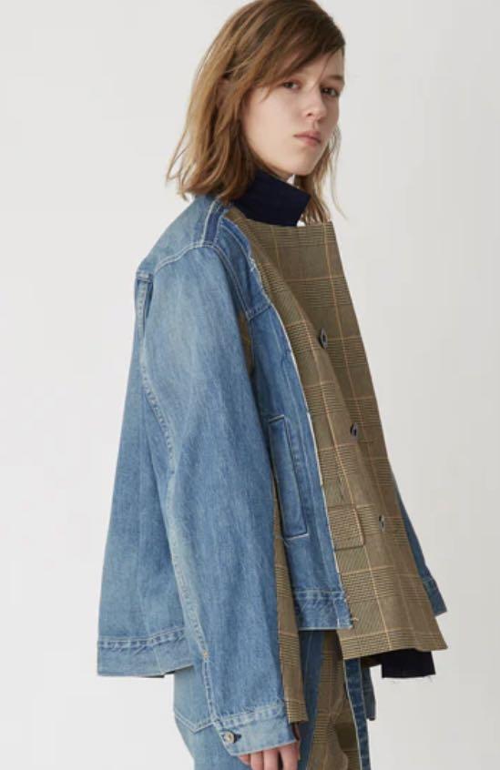 キナリ・ベージュ sacai docking denim shirt jacket （4） - 通販