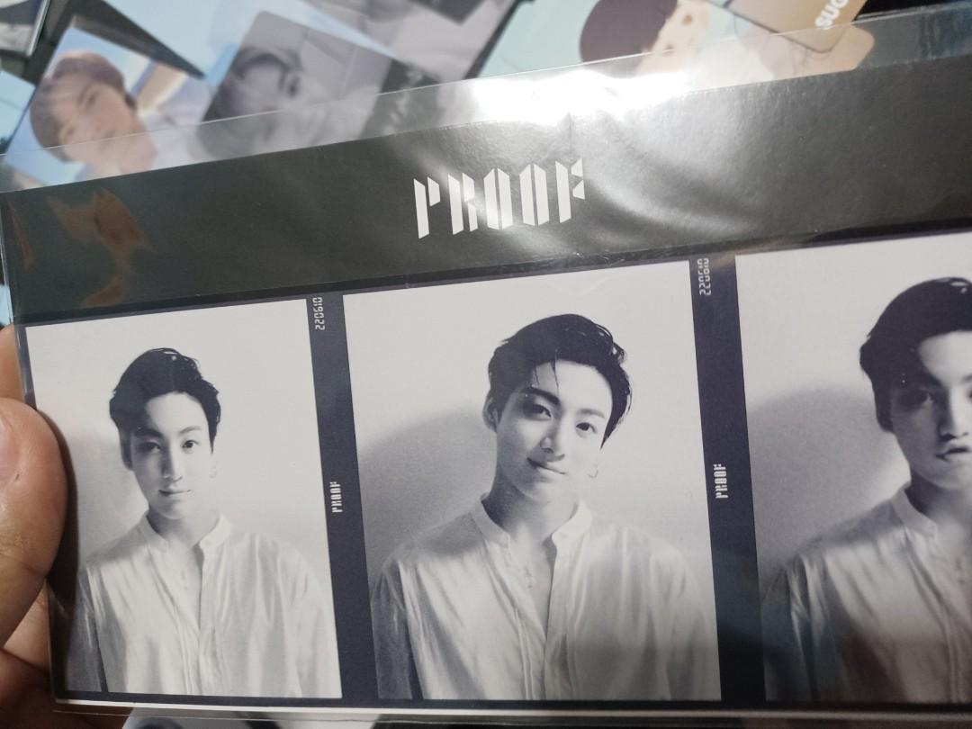 SALE‼️ BTS PROOF TINGI (Category: K-Wave Merchandise) located in Bulacan. Submitted by tamiyaaa (Listing ID 1176157555, Image 2). Description: PROOF STANDARD AND COMPACT Standard 🔳 outbox, cd, lyrics - 500 🔳 epilogue, photograph, art of proof - 750 (300 each) 🔳nrpc ▫️namkook - 250 ▫️vhope - 250 ▫️yoonmin - 250 ▫️jin - 130 Compact ▫️outer sleeves, booklet, cd, pb, folded poster - 550 ▫️jk triptych with flaw (please see pic) - trade to jin or se