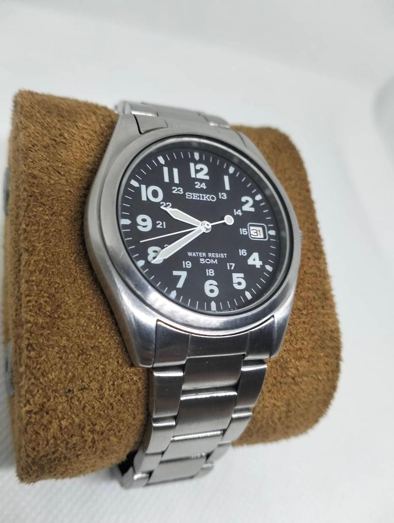 Sale! Rare Seiko Military Quartz 37mm - Watch Only, Men's Fashion, Watches  & Accessories, Watches on Carousell