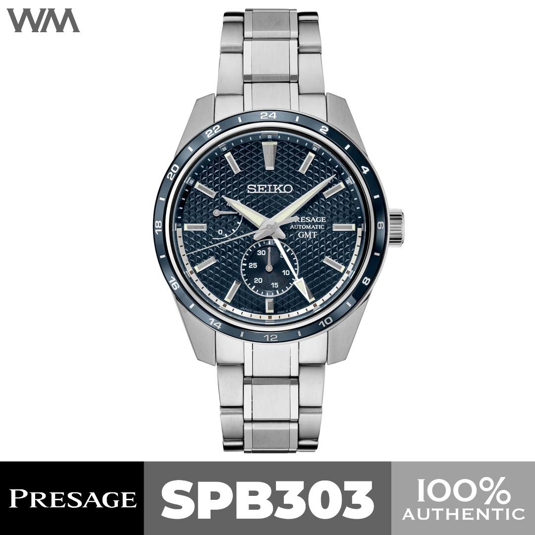 Seiko Presage Limited Edition Sharp Edged Series GMT Stainless Steel