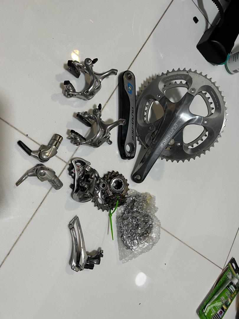 Vintage shimano dura ace groupset best sale
