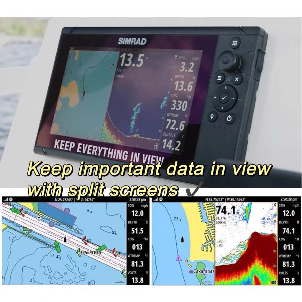 SIMRAD Cruise 9 Chart plotter/fish finder, Everything Else on Carousell