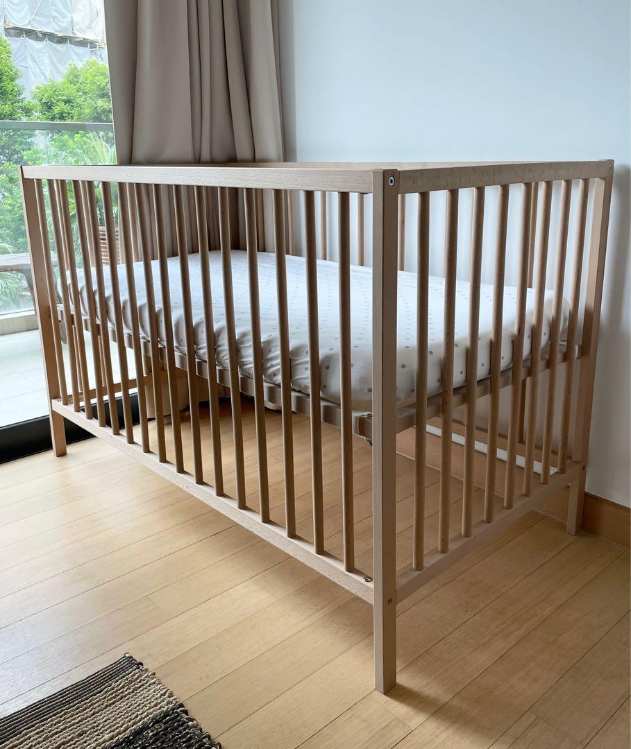 Sniglar Cot + Mattress , Babies & Kids, Baby Nursery & Kids Furniture, Cots & Cribs on Carousell