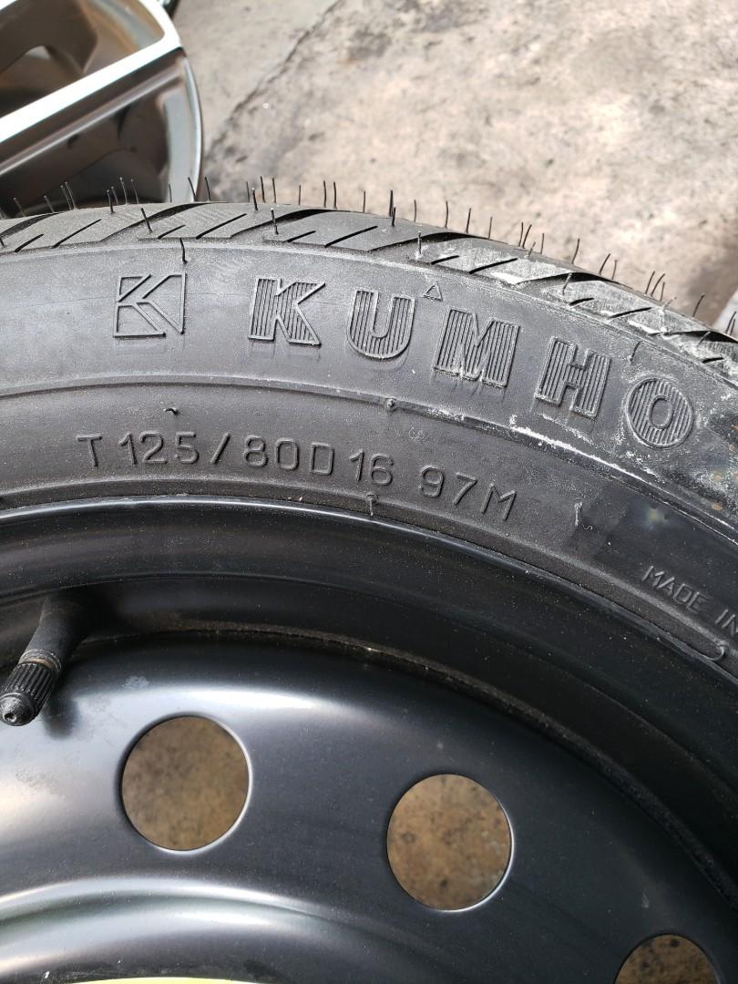 Spare tyre donut type., Car Accessories, Tyres & Rims on Carousell