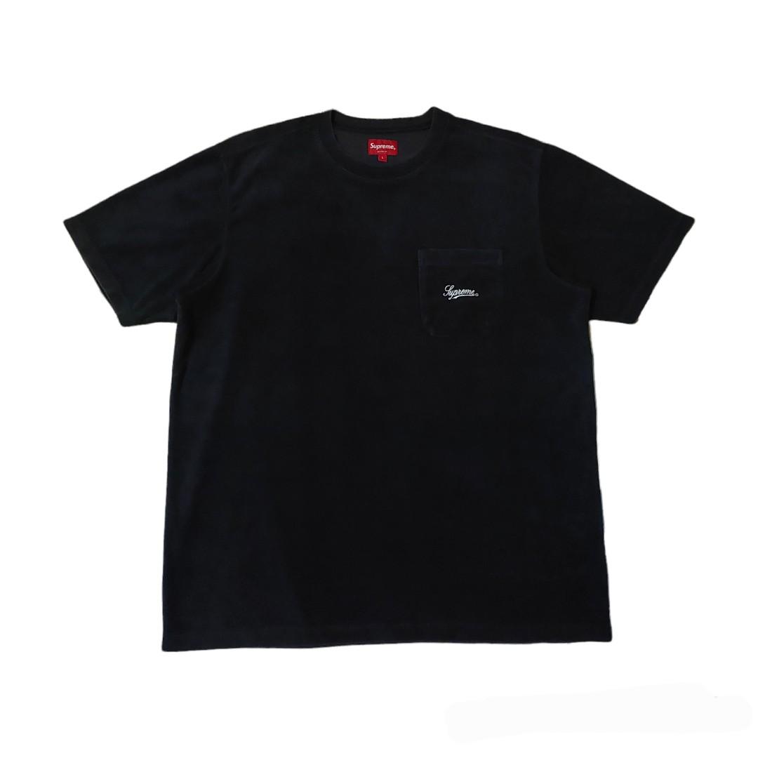 Supreme pocket outlet tee black