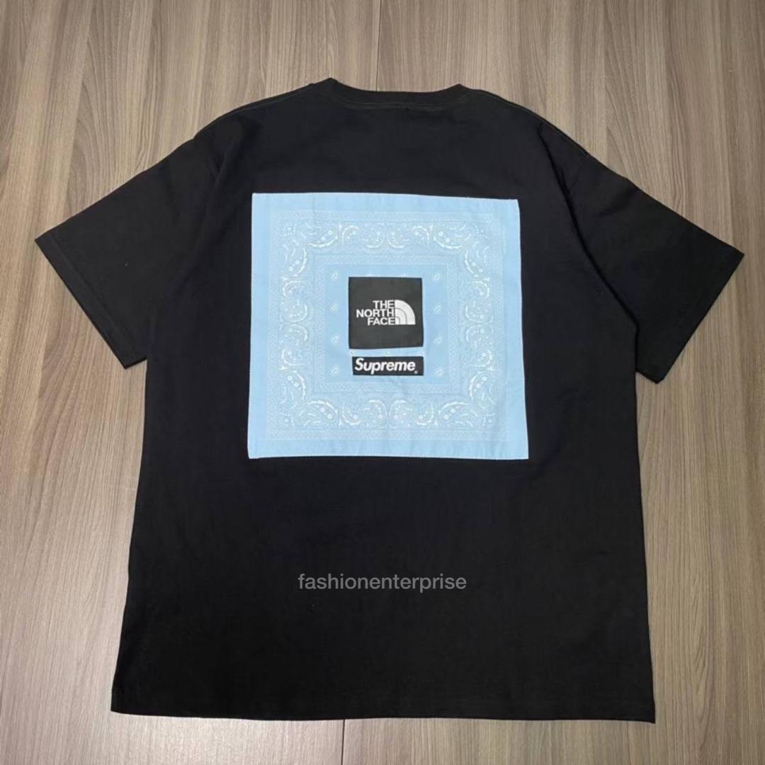 Supreme x The North Face TNF Bandana Tee SS22, Men's Fashion, Tops