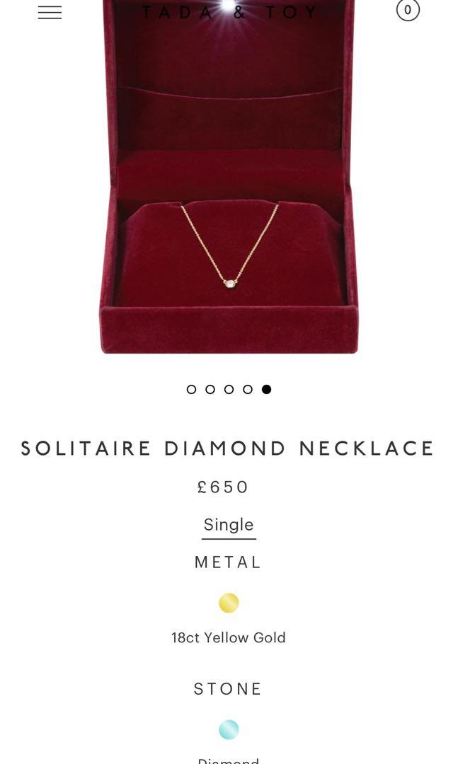 Tada and toy diamond necklace sale