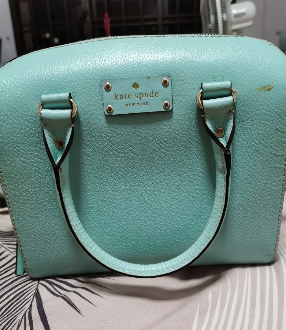 Tiffany blue Kate Spade Speedy bag, Luxury, Bags & Wallets on Carousell