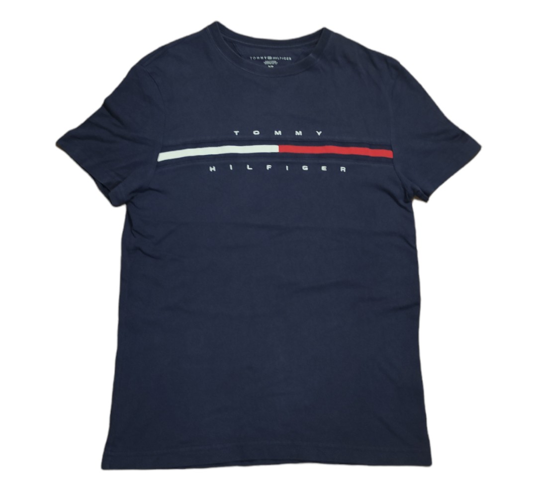 flod Prøv det Tegnsætning Signature Stripe T-Shirt Tommy Hilfiger