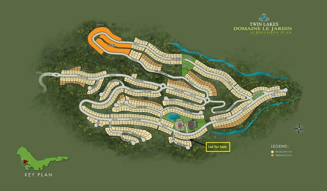 TWIN LAKES Tagaytay Residential Lot for Sale 250sqm P16,000/sqm + P763k payable in 1 Yr (Swap