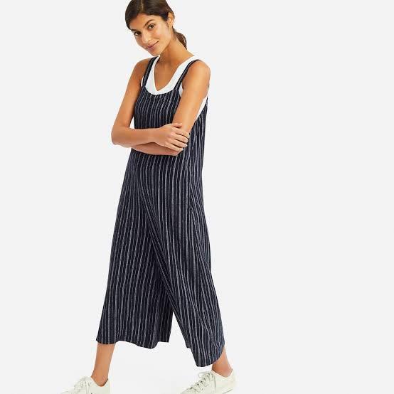 Uniqlo linen jumpsuit, Women's Fashion, Dresses & Sets, Jumpsuits on