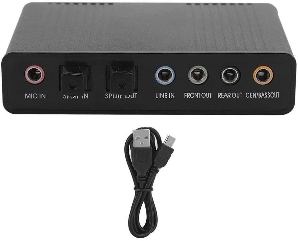 USB Audio Controller External Sound Card Audio Adapter, Audio, Other