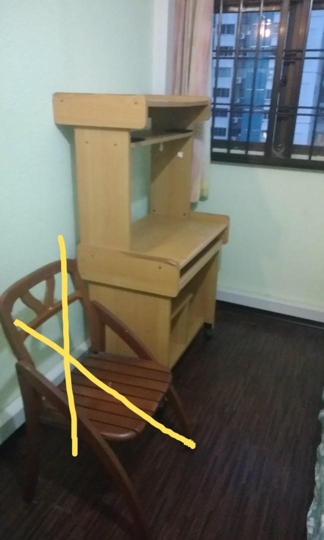 Used furnitures and electricals to give away, Furniture & Home Living