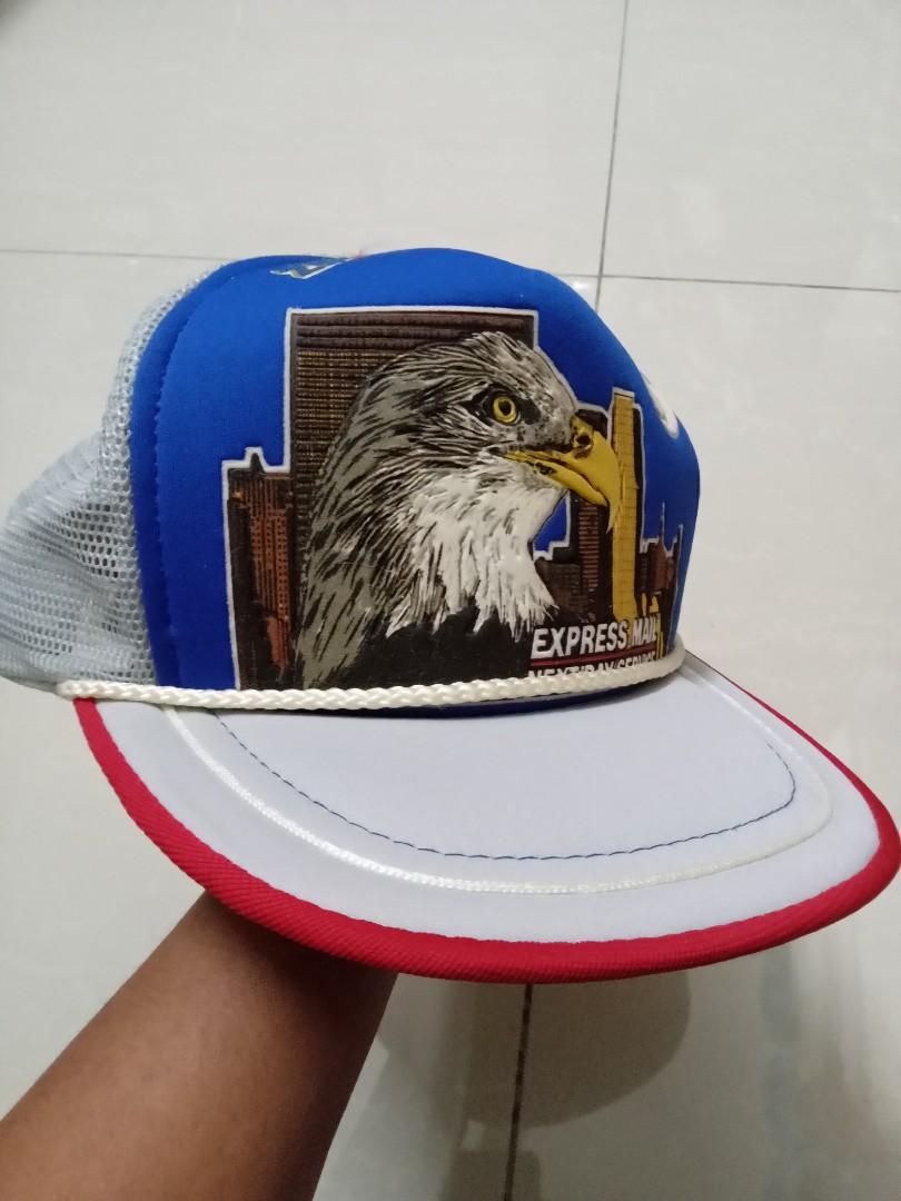 usps cap hat vintage topi express mail burung helang eagle, Men's Fashion,  Watches & Accessories, Cap & Hats on Carousell