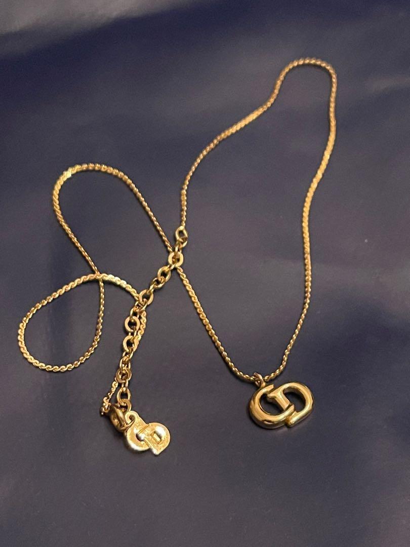 Vintage Christian Dior Gold Plated Necklace