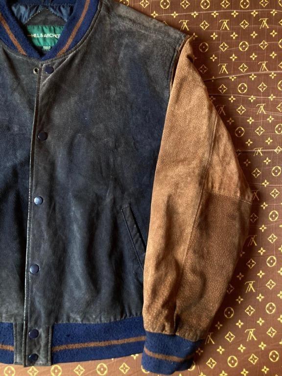 Vintage Hill & Archer Varsity LeatherJacket, Men's Fashion, Coats
