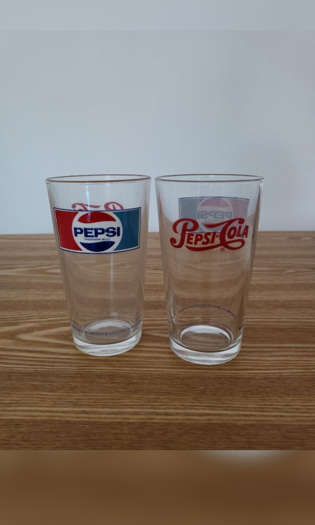 Vintage Pepsi Glass Hobbies Toys Memorabilia Collectibles   Vintage Pepsi Glass 1659400368 602a9381 