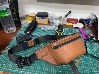 Waist/Pouch Bag Custom Handmade Authentic Leather