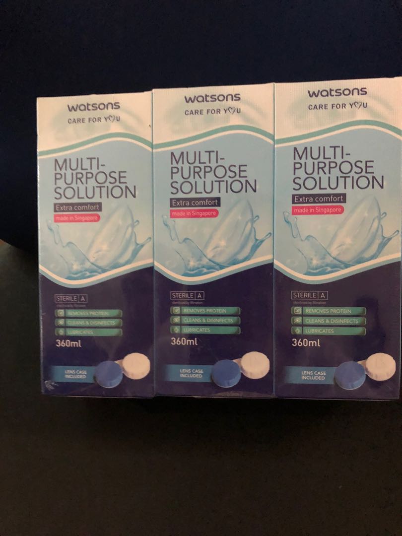 Watsons Multi Purpose Solution for contact lens, Beauty & Personal Care