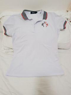 White collar shirt