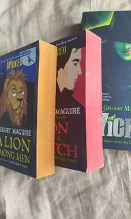 Wicked trilogy 3 books by Gregory Maguire