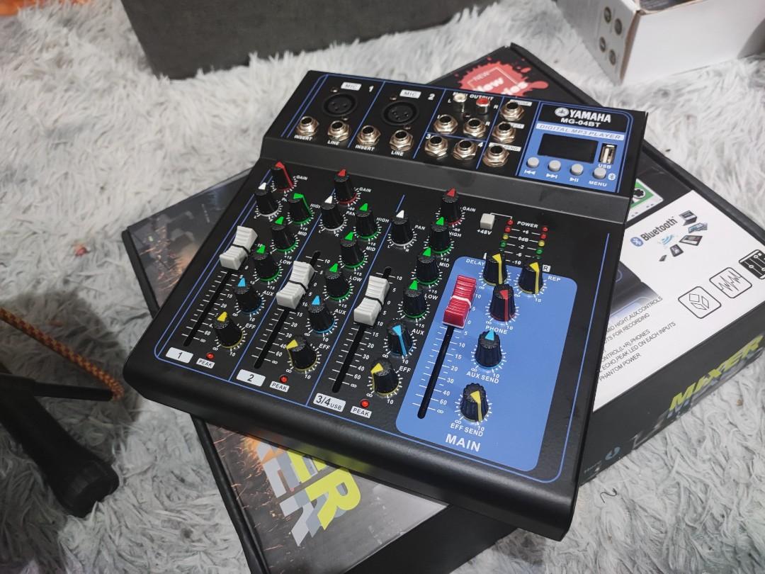 YAMAHA MG04BT 4 CHANNEL MIXER, Audio, Other Audio Equipment on Carousell